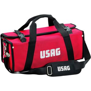 Sac de transport Usag Tool en tissu rouge haute résistance avec poignée supérieure et fermeture à boucle pour le rangement de matériel de plomberie U00070034 - Product Image 1