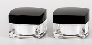 Barattolo di <span class=keywords><strong>crema</strong></span> acrilica trasparente a doppia parete bianco nero personalizzato 5 g 20 g 30 g <span class=keywords><strong>crema</strong></span> cosmetica per la cura della pelle per il <span class=keywords><strong>viso</strong></span>. - Product Image 3