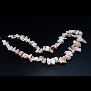 High Quality 16 Inch Japanese White Coral Gemstone Necklace Natural Romantic Style <b>Stick</b> Coral Beads Strand Chain for Parties - Product Image 1