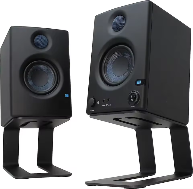 Desktop Accessories Metal 15-degree Tilt Speaker Stands Desktop Speaker Stand  Studio Monitor Speaker Support