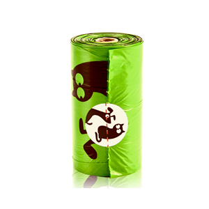 Sacs à déjections canines biodégradables personnalisés avec logo OEM, de haute qualité, écologiques, vente en gros, pour chiens - Product Image 3