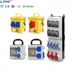 Boîte de prises industrielles combinées multi-marques personnalisable, étanche IP67, anti-poussière, antichoc, boîte de commutation portable - Product Image 6