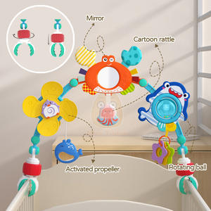 Sooth Animal infantil colgante Spin Baby Travel Play arco cochecito sonajero juguetes colgantes <span class=keywords><strong>cuna</strong></span> móvil sonajero Juguetes - Product Image 3
