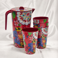 Ensemble de vaisselle en mélamine de luxe en gros, ensemble de vaisselle en mélamine pour restaurant et maison, design traditionnel, ensembles en mélamine