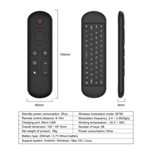 New M5 2.4G & bt5.2 điều khiển từ xa 7 màu Backlit không dây chuột không khí bàn phím cho <span class=keywords><strong>Android</strong></span> TV Box <span class=keywords><strong>Android</strong></span> Windows Mac thông minh bằng giọng nói - Product Image 4