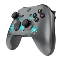 Manette Sans Fil 2.4 GHz pour Xbox One/S/X/PC/PS3/Android/Switch avec Lumière RGB, Bouton Turbo et Boutons Programmables