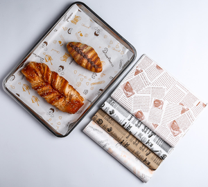 กระดาษห่ออาหารเคลือบกันไขมันพิมพ์ลายสองด้านสำหรับแฮมเบอร์เกอร์ แซนวิช คุกกี้ ขนมปัง และเค้ก - Product Image 6