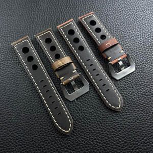 Bracelets de montre en <span class=keywords><strong>cuir</strong></span> véritable pour hommes, confortables et vintage, très vendus, adaptés à tous les bracelets de montre de luxe - Product Image 3