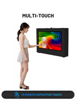 Reproductor de Publicidad LCD de 32 Pulgadas para Montaje en Pared Exterior, Giratorio (Horizontal y Vertical), Plug and Play para Comercios y Centros Comerciales