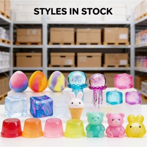 Vente en gros usine : Jouets anti-stress Nice Needoh Cube Squishy Squeeze Relief, motif fantôme d'Halloween, en maltose, à pression, à rebond lent - Product Image 2