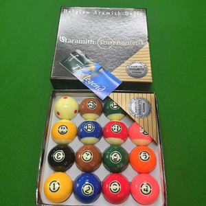 Billes de billard Aramith de haute qualité, ensemble de billes de billard premium, 15 billes de snooker numérotées, accessoires de jeu colorés - Product Image 4