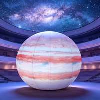 Boule gonflable Planète Terre, globe terrestre gonflable personnalisé imprimé pour exposition et décoration de musée