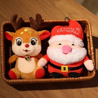 Peluche de Noël Longue et Douce en Forme de Renne, Animal en Peluche Mignon pour Chambre à Coucher, Canapé, Compagnon de Vacances, Cadeau Idéal pour les Jeunes