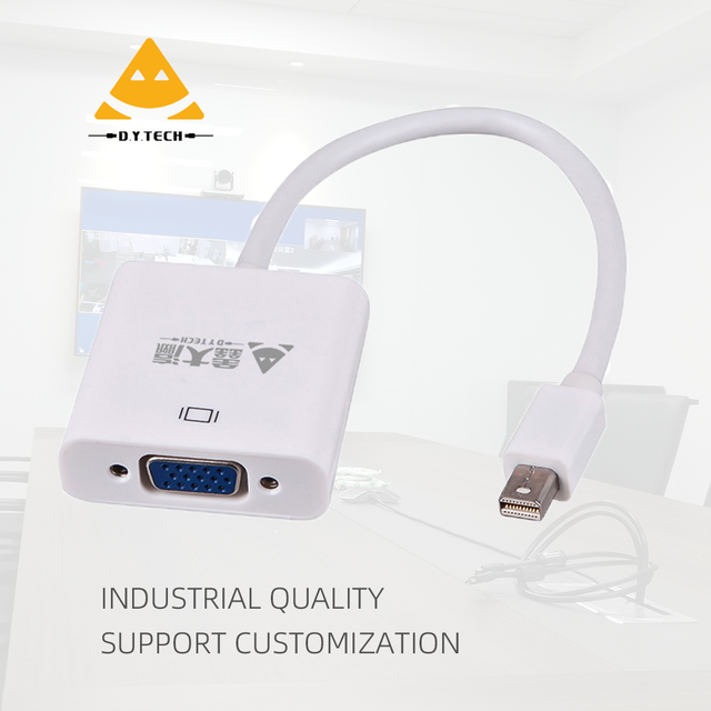 Mini Display Port to DVI High-definition Cable Mini Dp to Dvi 24+5 Converter Adapter Female PVC Metal Polybag White Copper ABS