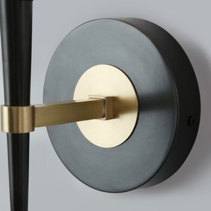 Lámpara de pared de estilo americano con cubierta de tela, luz LED moderna y sencilla para dormitorio, mesita de noche, luz cálida para sala de estar, a la moda - Product Image 3