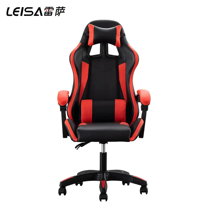 High back ergonomic rotating PC computer gaming gaming chair with footrest gaming chair