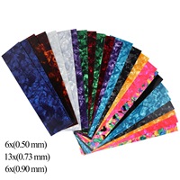 25pcs Guitar Pick Punch Customize DIY Celluloid Sheet Film Strips 15.3x4cm Stringed Instrument Guitar Parts Accessories