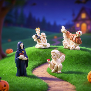 Nueva Figura Decorativa de Halloween, Accesorios de Decoración DIY para Micropaisajes y Adornos de Escritorio - Product Image 1