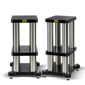 Soportes para Altavoces de Estantería DY-04 HiFi con Amortiguación de Impactos, Base de Madera Sólida y Metal, 1 Par - Product Image 3