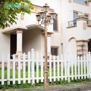 عمود إنارة للحدائق والشوارع الخارجية من الألومنيوم المصبوب بإضاءة ليد على الطراز الأوروبي للمشاريع الأكثر مبيعاً - Product Image 3