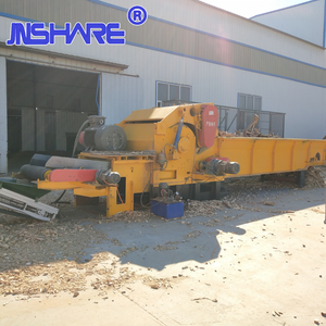 Broyeur à tambour industriel de 55 kW, capacité de 8 à 12 T/h, homologué CE, haute performance pour le broyage des branches et des bûches - Product Image 2