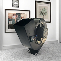 Moteur de ventilateur de purification d'air AC 380V, souffleur d'extraction à entrée unique avec pales en acier, moteur à rotor interne, pales en acier inoxydable 2500