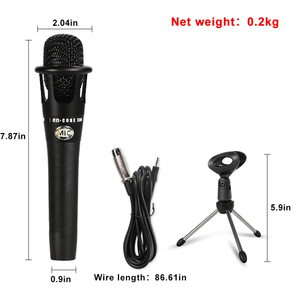 Microphone filaire professionnel de bureau Depusheng E300 noir pour karaoké en direct, <span class=keywords><strong>jeux</strong></span> vocaux - Product Image 6