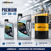Huile moteur entièrement synthétique LubeMaxx Premium CXP 5W-40, économique en carburant, ACEA A3/B4 API SN/CF 4L