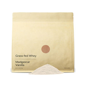 Protéine de lactosérum issue de bovins nourris à l'herbe, saveur vanille de Madagascar, fabriquée aux États-Unis, 1,13 kg, complément sportif, directement de l'usine - Product Image 1