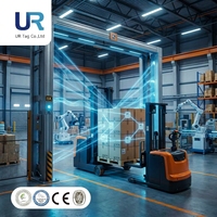 Étiquette RFID UHF flexible anti-métal 18x8mm, étanche/résistante aux intempéries, pour entrepôt, secteur de la santé, paiement par carte professionnelle