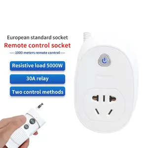 Draadloze Afstandsbediening Socket Switch Lamp Bedrading-Vrije Afstandsbediening 220V Smart Home Waterpomp Voeding