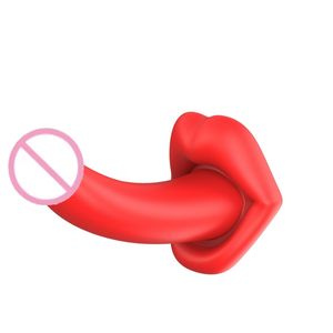 APP-gesteuerter Vibrator für Frauen Erotikspielzeug Leckvibrator mit 10 Frequenzen Rote Zunge Mundförmiger Massagestab - Product Image 2