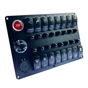 Panel de interruptor protector de sobrecarga 16 Gang impermeable 12/24V <span class=keywords><strong>para</strong></span> barco marino y camión - Product Image 6