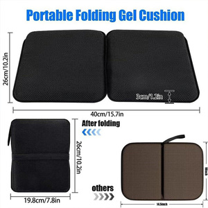 TPE quadrato cuscino di raffreddamento del sedile dell'uovo con funzione di memoria tessuto a nido d'ape Gel cuscino <span class=keywords><strong>per</strong></span> <span class=keywords><strong>auto</strong></span> - Product Image 4