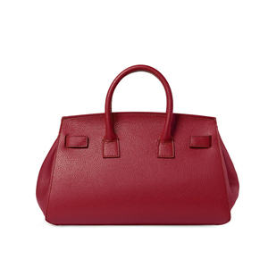 Bolsos de piel de becerro con guijarros de alta calidad de Italia, bolso de mano grande personalizado para mujer, bolso de mano de piel auténtica OEM para mujer, diario - Product Image 5
