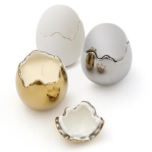 Phong Cách Châu Âu Tùy Chỉnh Hương Liệu Đèn Lồng Jar Giá Trị Cao Vỏ Trứng Nến Thủy Tinh - Product Image 4