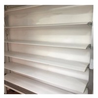 Volets de fenêtre extérieurs modernes à ouverture horizontale automatique en aluminium, directement de l'usine, avec pare-soleil et ventilation