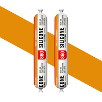 Mastic de silicone pour système de mélange gris de construction de fournisseurs de matériaux imperméables Homey