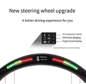 Volant LED en fibre de carbone véritable et Alcantara, modifié et préféré, pour A5 B8 A7 Q3 S8 A3 8P R8 TT S3 A6 C7 RS3 A4 B8 - Product Image 2