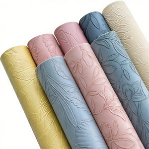 Campioncino Gratuito: Borsa Cosmetica e Custodia per Cellulare in Pelle Sintetica PU Goffrata con Fiori Retrò Lavorati a Maglia, Resistente all'Abrasione - Product Image 3