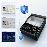 Lector de Pasaportes y Documentos de Identidad Conectable a WiFi y Teléfono, Sin Necesidad de PC |   1 Host N Readers |   Banco, Hotel, Aeropuerto, Autoservicio |   Stock