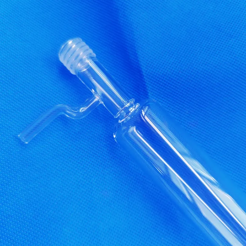 पारदर्शी पॉलिश सिलिका ग्लास ट्यूब क्वार्ट्ज condenser ट्यूब