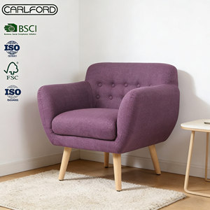 <span class=keywords><strong>Fauteuil</strong></span> de salon CARLFORD <span class=keywords><strong>Patchwork</strong></span>, chaise d'appoint décorative recouverte de tissu, en promotion pour le salon (Silla De Acento) - Product Image 2