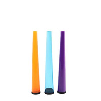En gros 110mm Conique En Plastique Rouleau Tube Emballage PP Pot Carré pour Médecine Alimentaire 50ml 30ml 100ml 15ml 20ml Capacité Boîte Logo