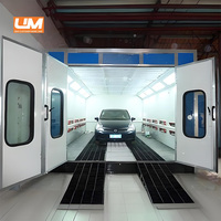 Chauffe-lampe infrarouge électrique économique de qualité supérieure 34KW pour cabine de peinture automobile, tension 380V, éclairage LED, certifié CE/ISO
