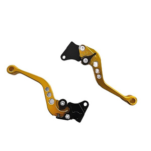 Leviers de frein et d'embrayage de moto en aluminium réglables pour scooter, moto tout-terrain - Plusieurs couleurs (argent/violet/or/bleu/noir/rouge) - Product Image 5