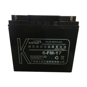 แบตเตอรี่ตะกั่วกรดปิดผนึก KSTAR 6-FM-17การบำรุงรักษา17Ah 12V เก็บพลังงานฟรี - Product Image 2