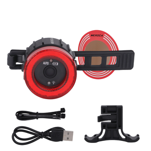 用于<span class=keywords><strong>ROCKBROS</strong></span> USB可充电发光二极管尾灯自行车自行车安全尾转向灯电池供电 - Product Image 1