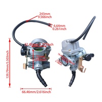 LINGQI Carburateur universel PZ19 19mm Carb pour Kazuma Baja NST SunL Quad chinois 4 temps ATV Go Kart Dirt Bike