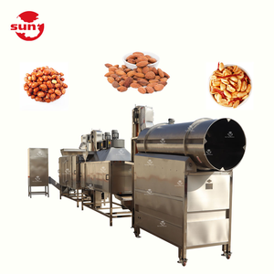 Machine d'assaisonnement de torréfaction de tambour d'écrou ligne de production automatique de torréfacteur de mélangeur de saveur d'arachide - Product Image 2